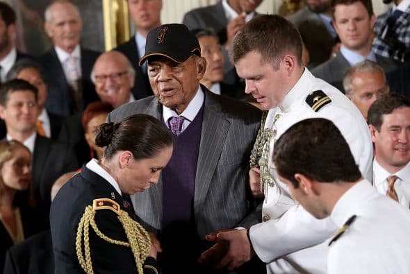 Obama recibió al equipo en la Casa Blanca por tercera vez en cinco años.