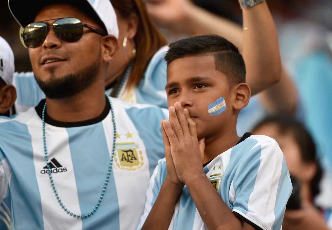 Los aficionados derrocharon pasión en la final del Argentina vs. Chile en el MetLife Stadium de Nueva York.