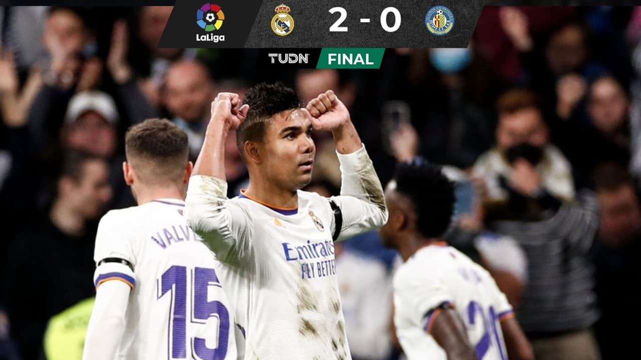 Real Madrid vence al Getafe y está cada vez más cerca del título 