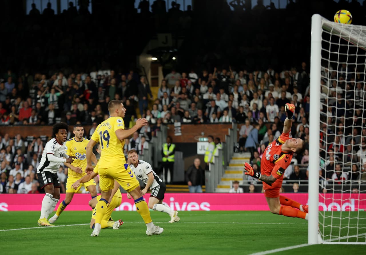 Fulham y Everton no se hicieron daño en el encuentro que terminó sin goles.