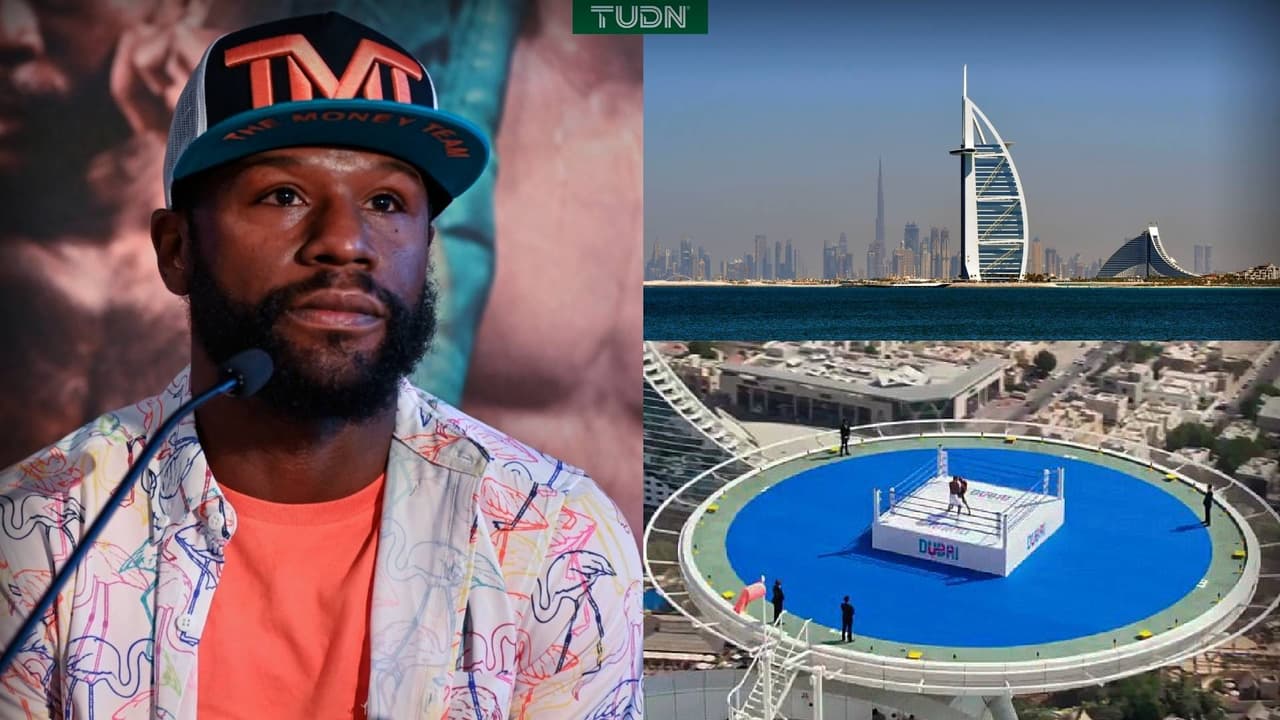 Mayweather regresa al boxeo sobre un helipuerto en Dubai