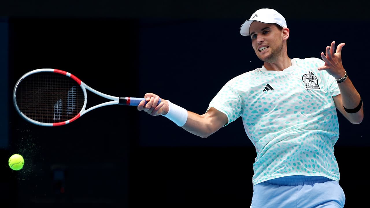 ¡De gala! Dominic Thiem luce la playera del Tri