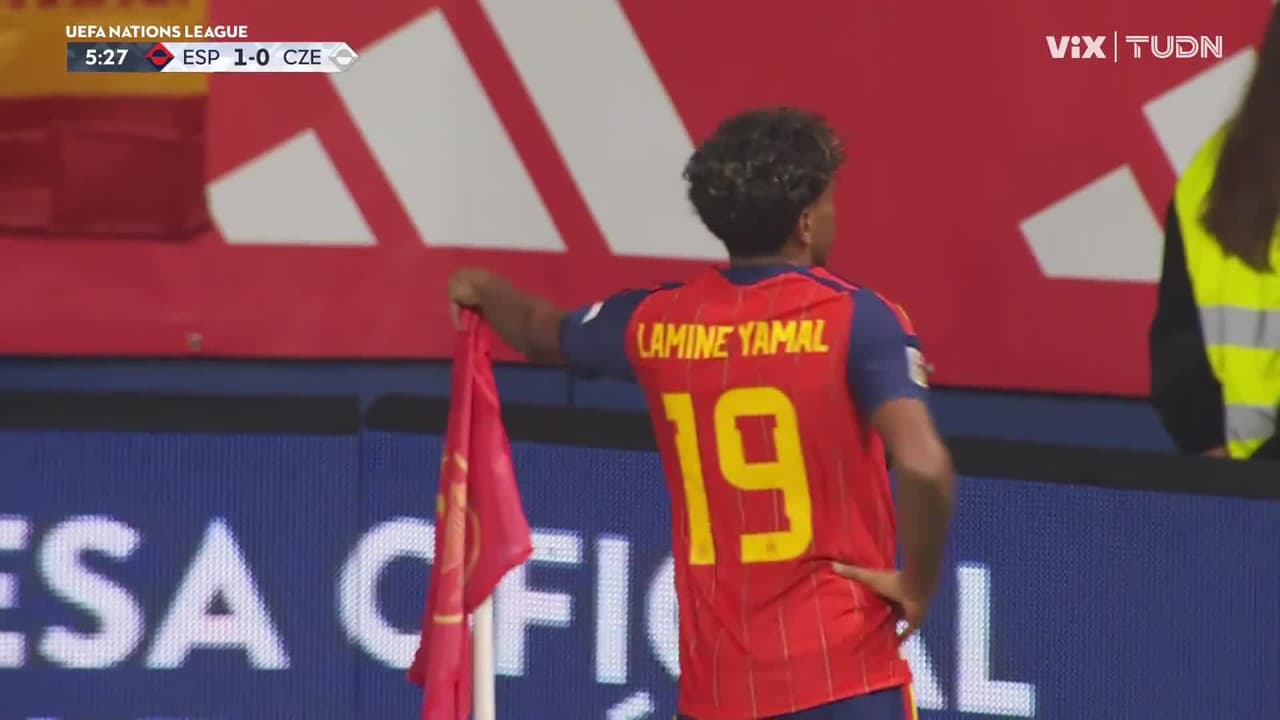 ¡A qué golazo de España! Lamine Yamal sella el primero vs. Chequia
