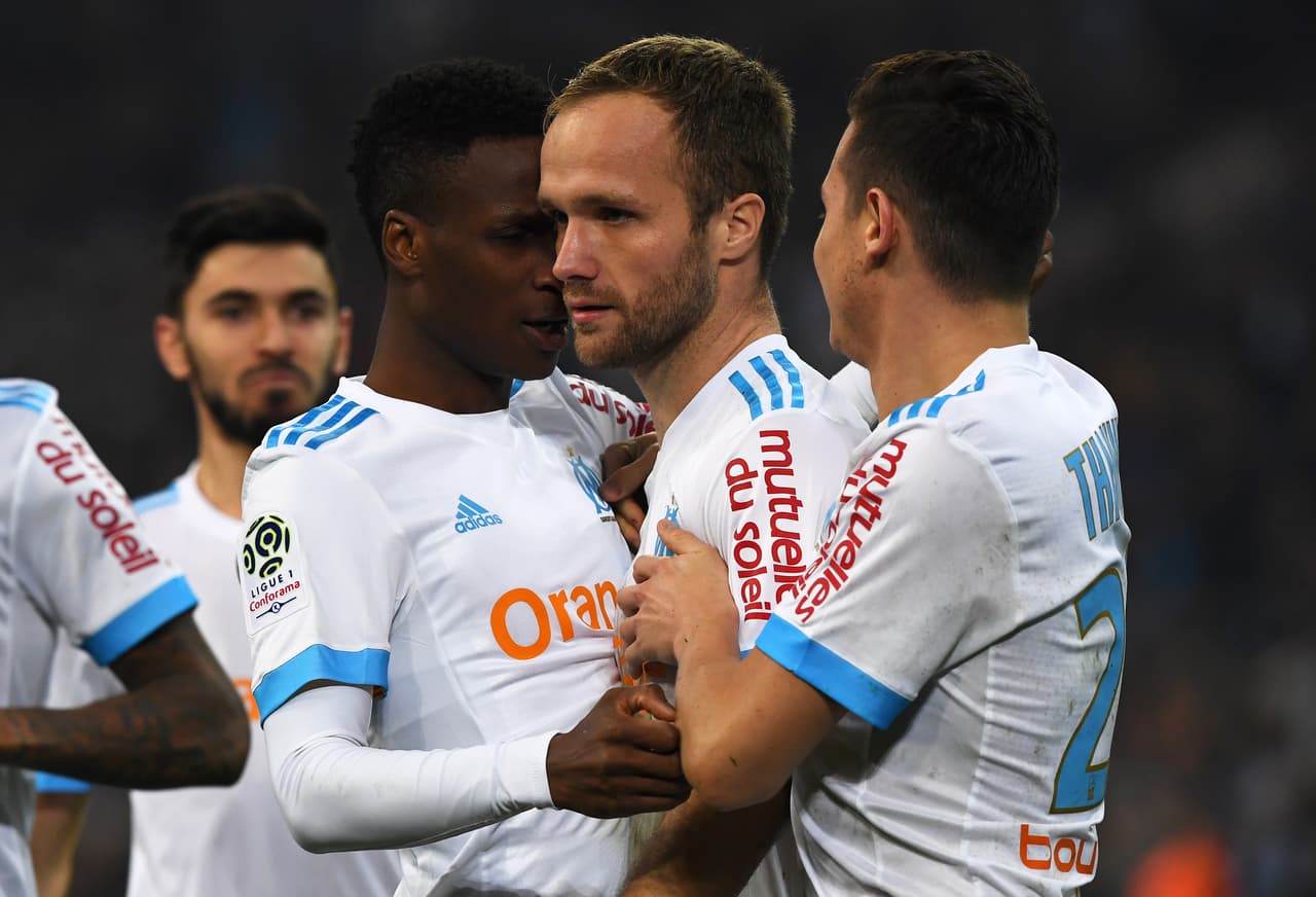 Corría el minuto cuarenta y siete cuando el Marsella se iba adelante.