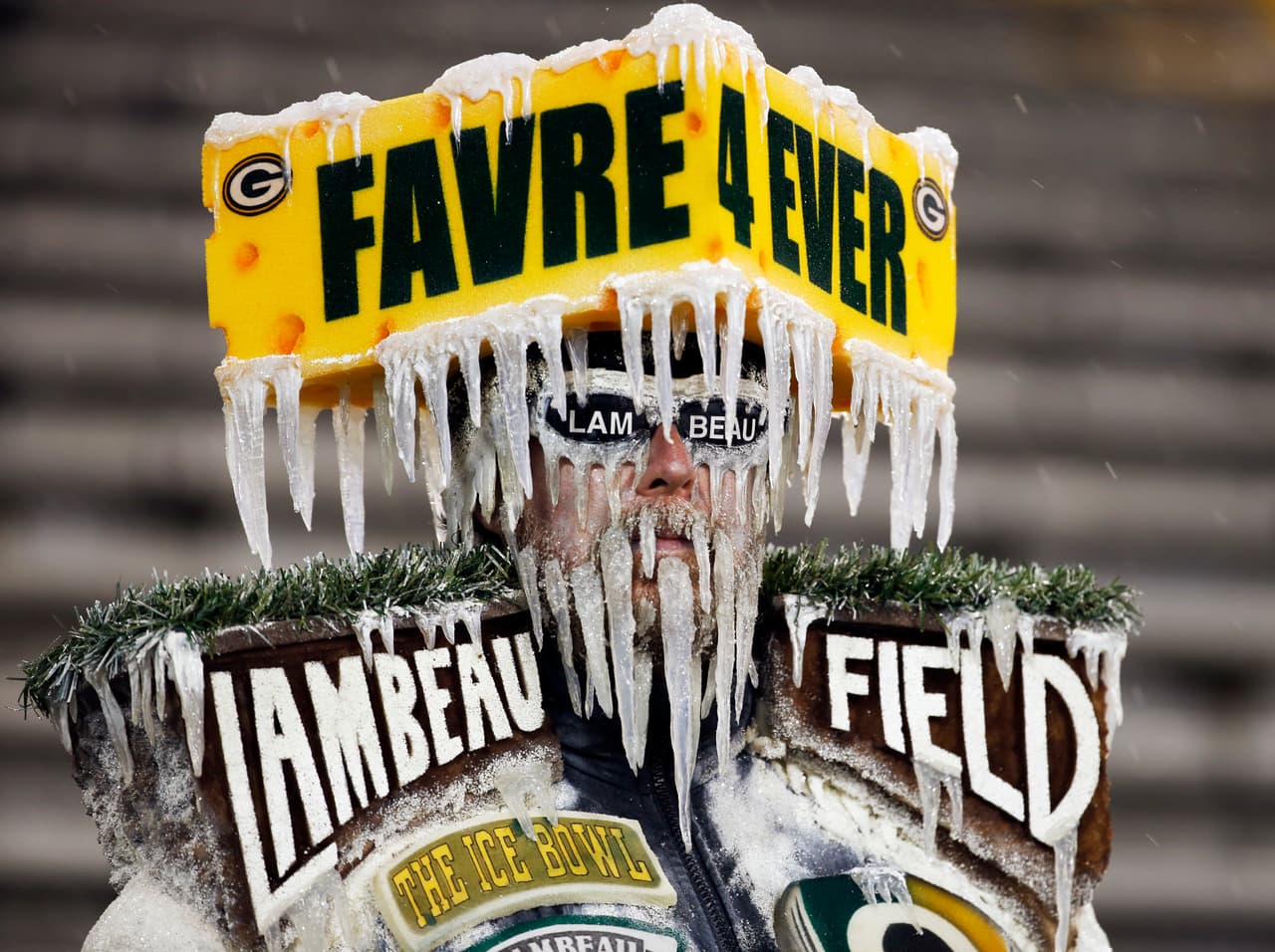 Durante el medio tiempo del partido entre Chicago Bears y Green Bay Packers se realizó un homenaje a Brett Favre con el retiro del número 4 que usó en su carrera.