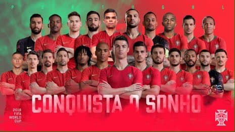 Estos son los 23 convocados con CR7 a la cabeza de Portugal.