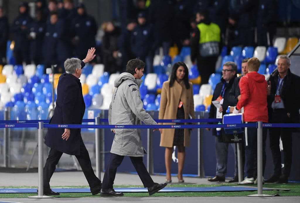 Carlo Ancelotti, cesado como técnico del Napoli
