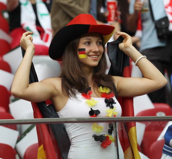 Te presentamos las mejores imágenes con las guapas aficionadas alemanas que podremos disfrutar durante la Copa del Mundo Rusia 2018