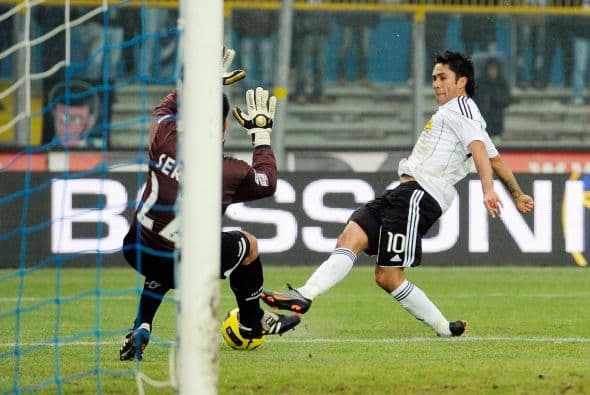 Luis Jimenez adelantó al Cesena.