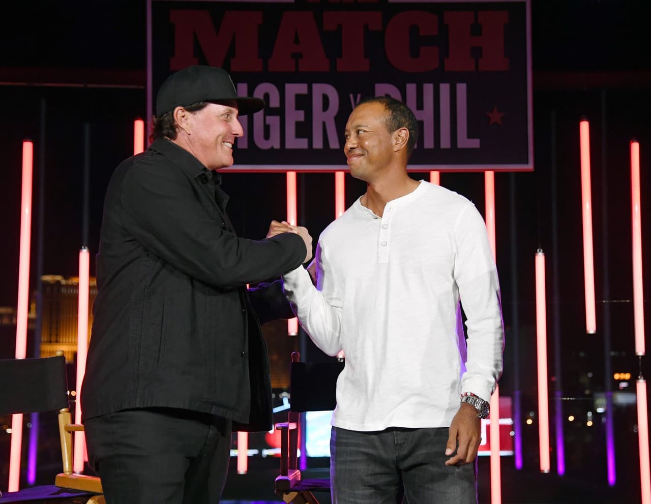Phil Mickelson vs. Tiger Woods.