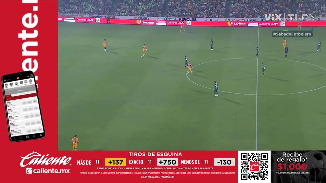 ¡En vivo! Santos vs. Tigres, Jornada 6 de la Liga MX ¡Aquí!