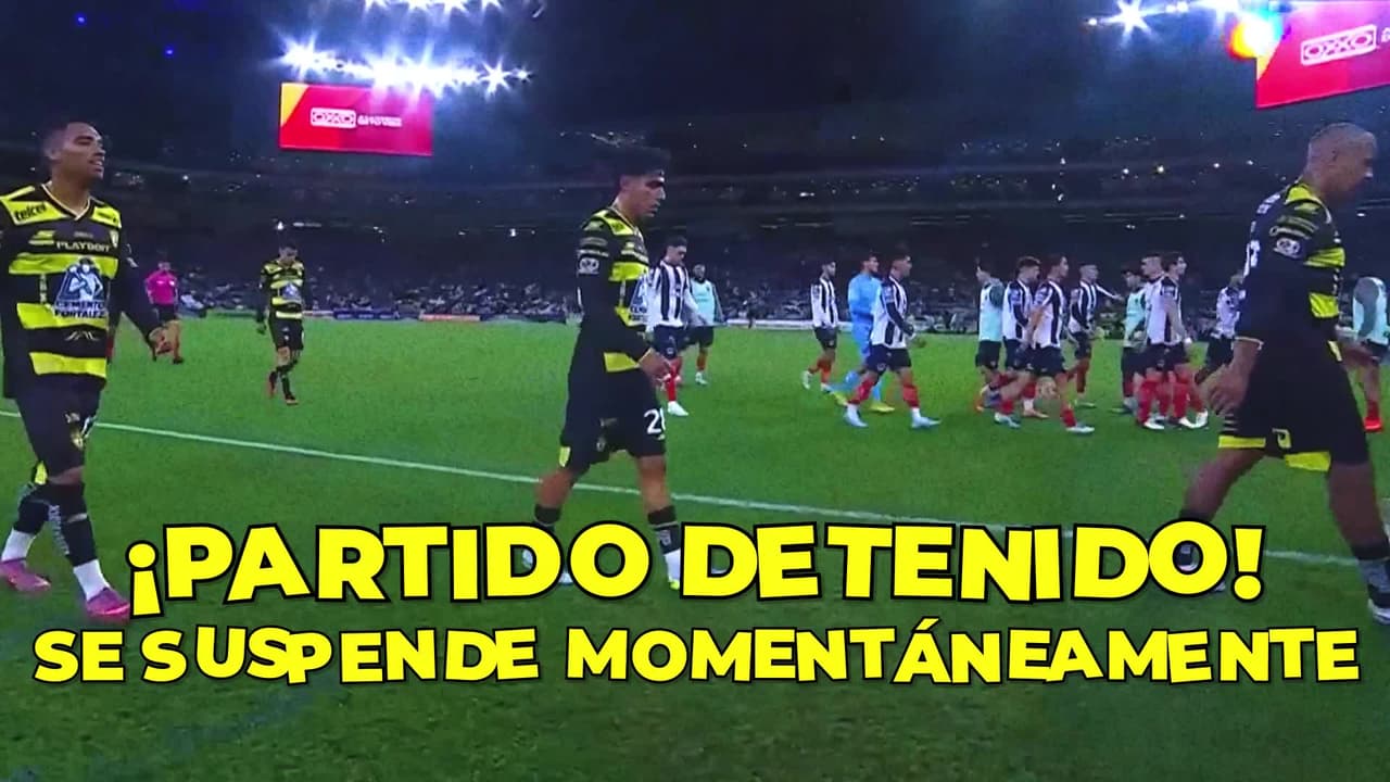 ¡Se frena! El partido es suspendido y Pachuca regresa a los vestidores