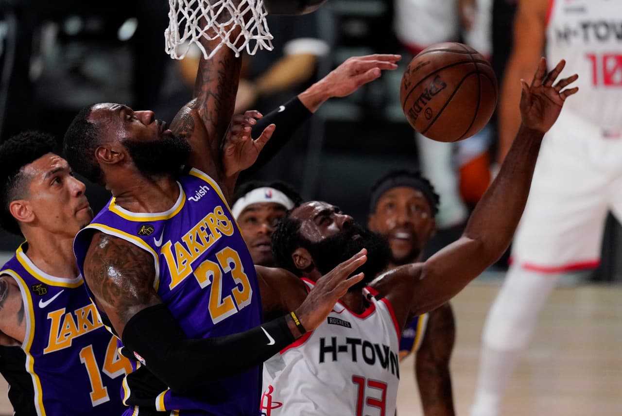 Los Houston Rockets se adelantan a los LA Lakers | En el primer juego de la Semifinal de Conferencia, los comandados por James Harden derrotaron 97-112 al equipo de LeBron James.