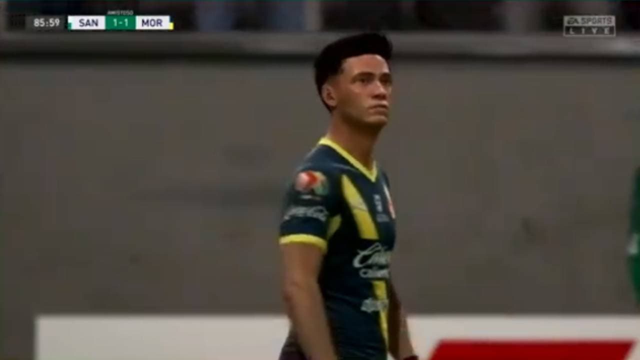Santos falló un penal y el empate a un gol pone en peligro su clasificación a la Fiesta Grande del futbol virtual.