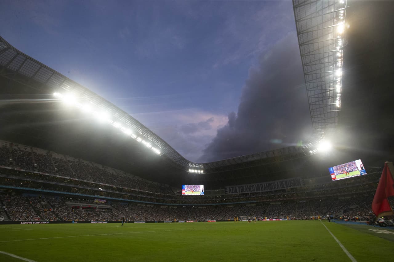 Estadio BBVA durante el Monterrey-Tigres.
