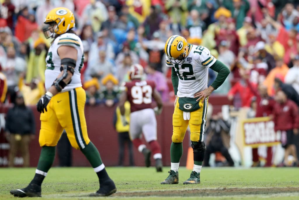 17)
<b> Green Bay Packers (1-1-1)</b>. Los Packers tuvieron un duro tropiezo en la capital estadounidense pero quizás les inquiete mpas el daño que causan los castigos de Clay Matthews por rudeza a los QB's.