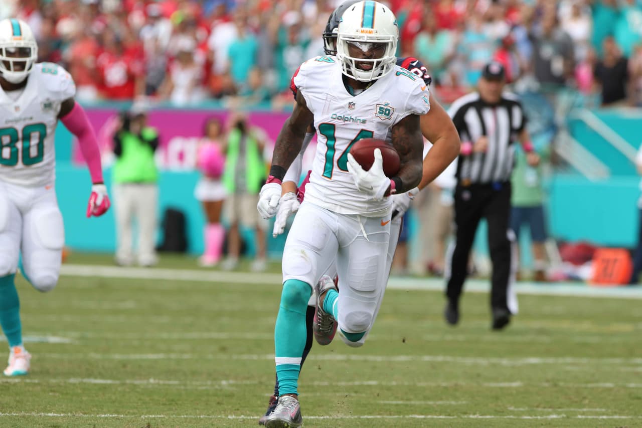 Regresador de patadas: Jarvin Landry, Miami Dolphins.