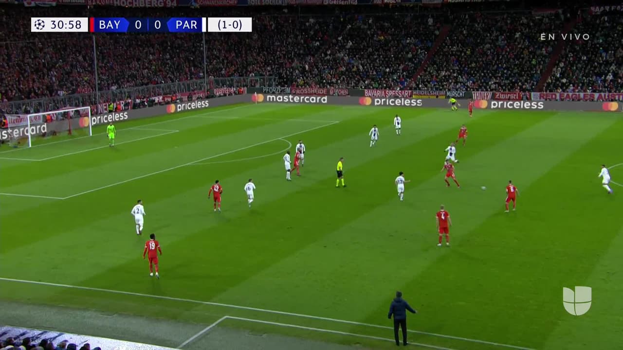 ¡TIRO ATAJADO! disparo por Jamal Musiala.