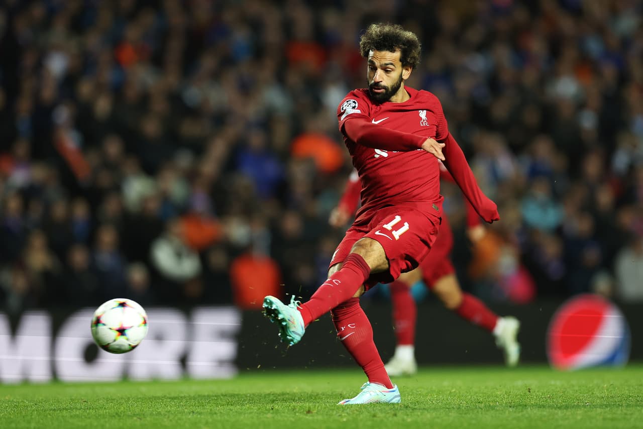 Salah anota el hat-trick más rápido en la historia de la Champions