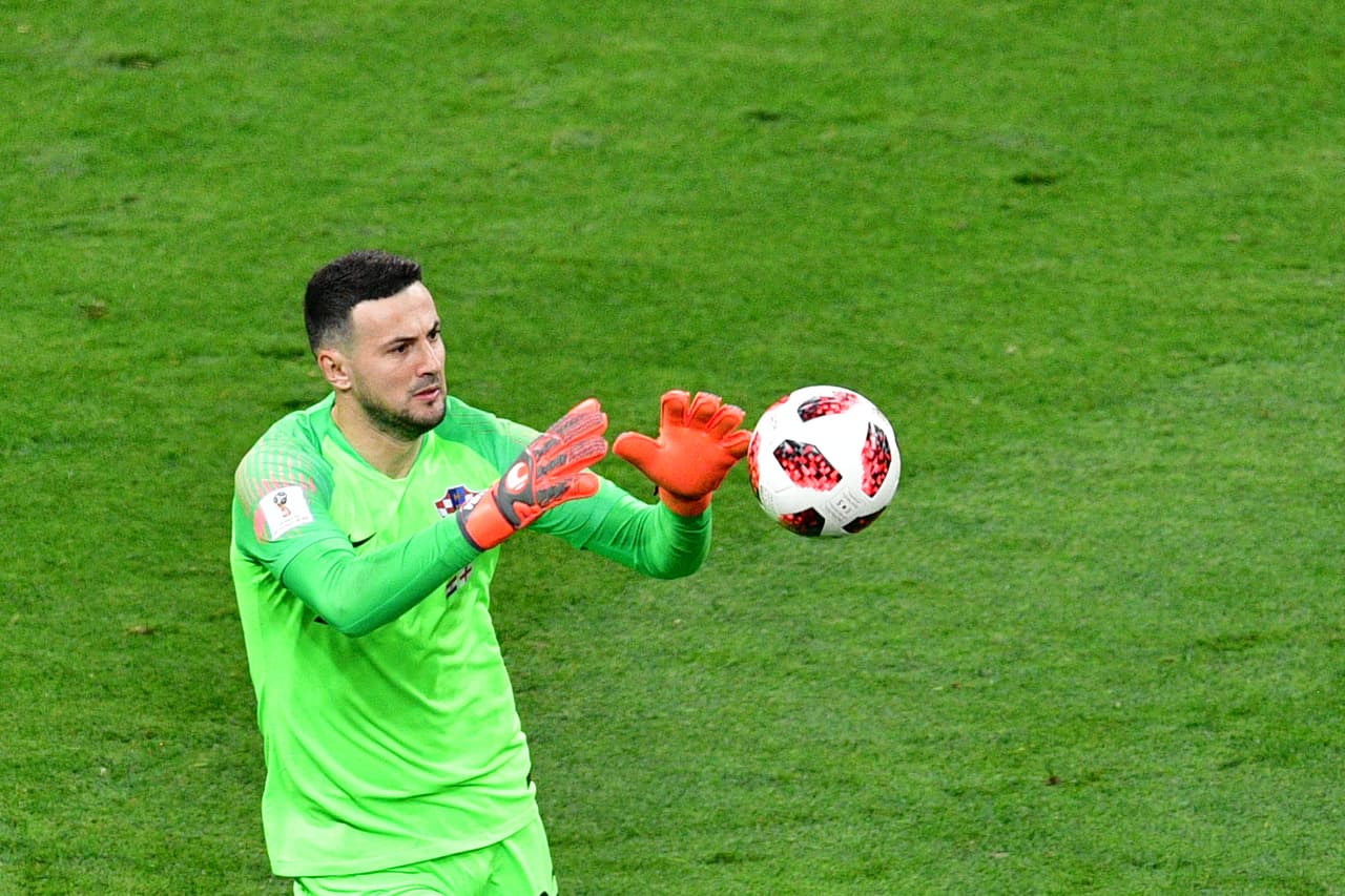 Danijel Subasic, el portero es el fijo en la formación de Croacia. Su agilidad y sus atajadas han sido vitales para llevar a su país hasta donde está.