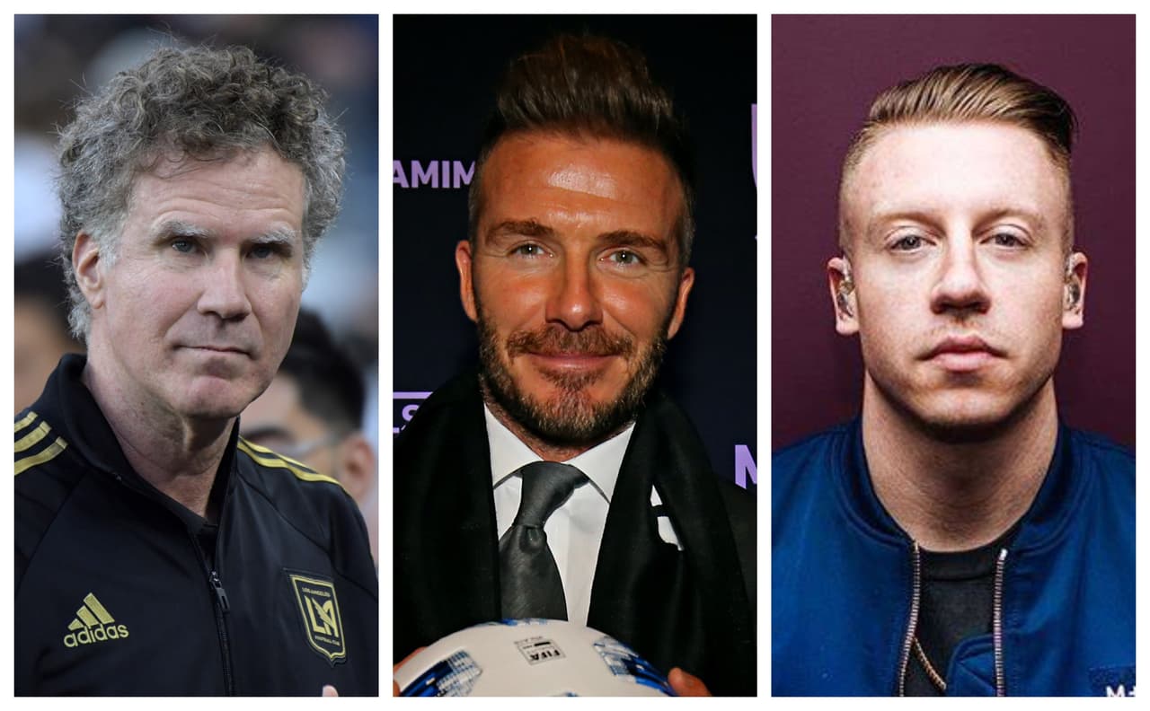 Will Ferrell, David Beckham y Macklemore. Ejemplos de los 'nuevos' dueños de equipos que se suman a MLS.