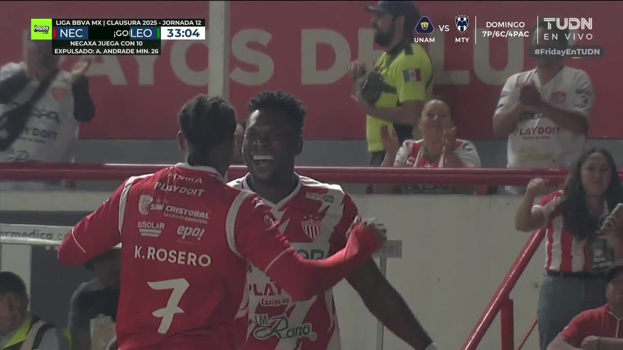 ¡Imparable! Cambindo sigue encendido y le anota a León