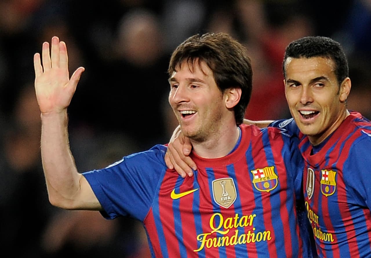 Distribución de goles de Messi: La Liga (373), Champions League (98), Copa del Rey (47), Supercopa de España (13), Supercopa de Europa (3)...