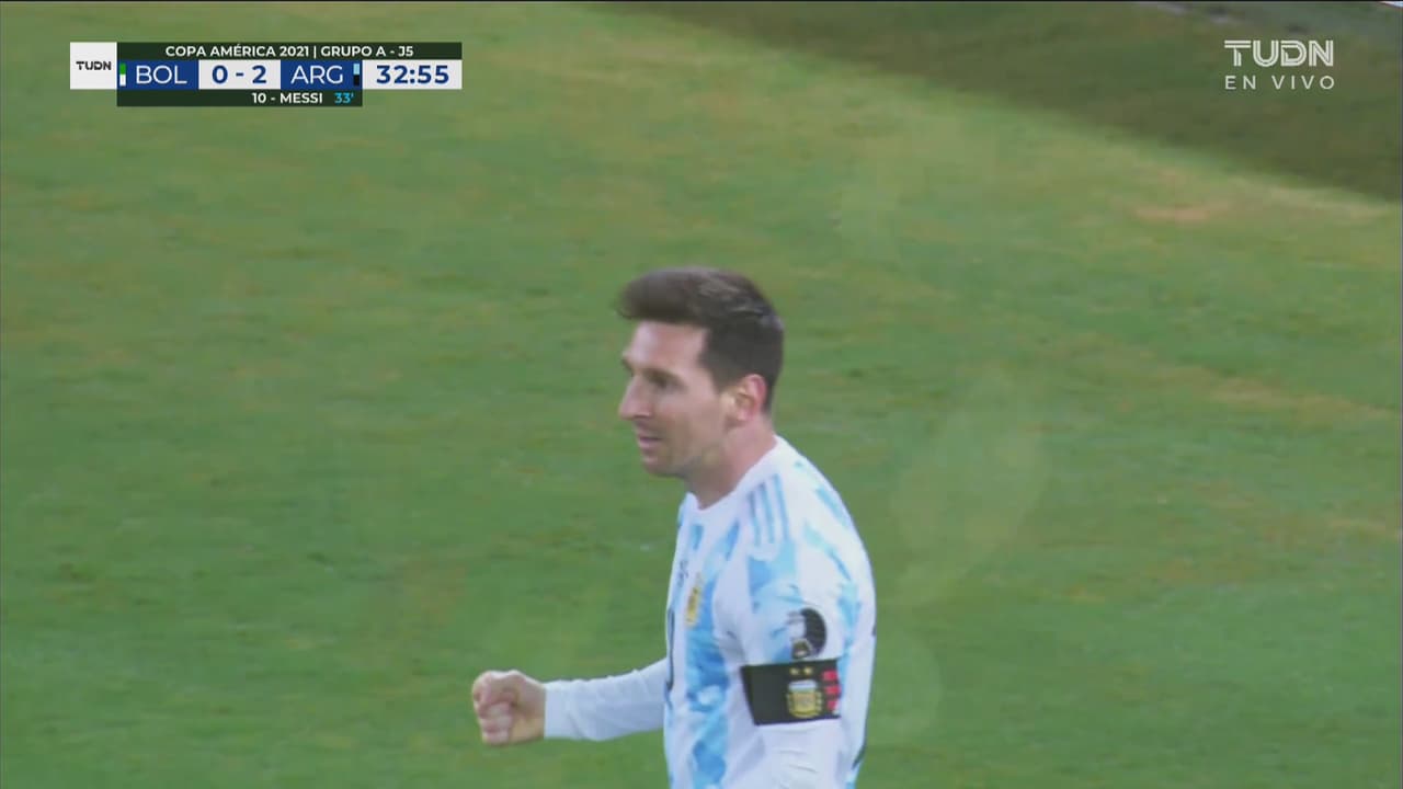 ¡Llega el segundo! Messi anota de penalti el 2-0 sobre Bolivia