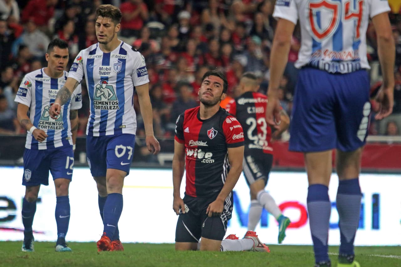 Pachuca empata 1-1 de último minuto y deja en suspenso clasificación del Atlas