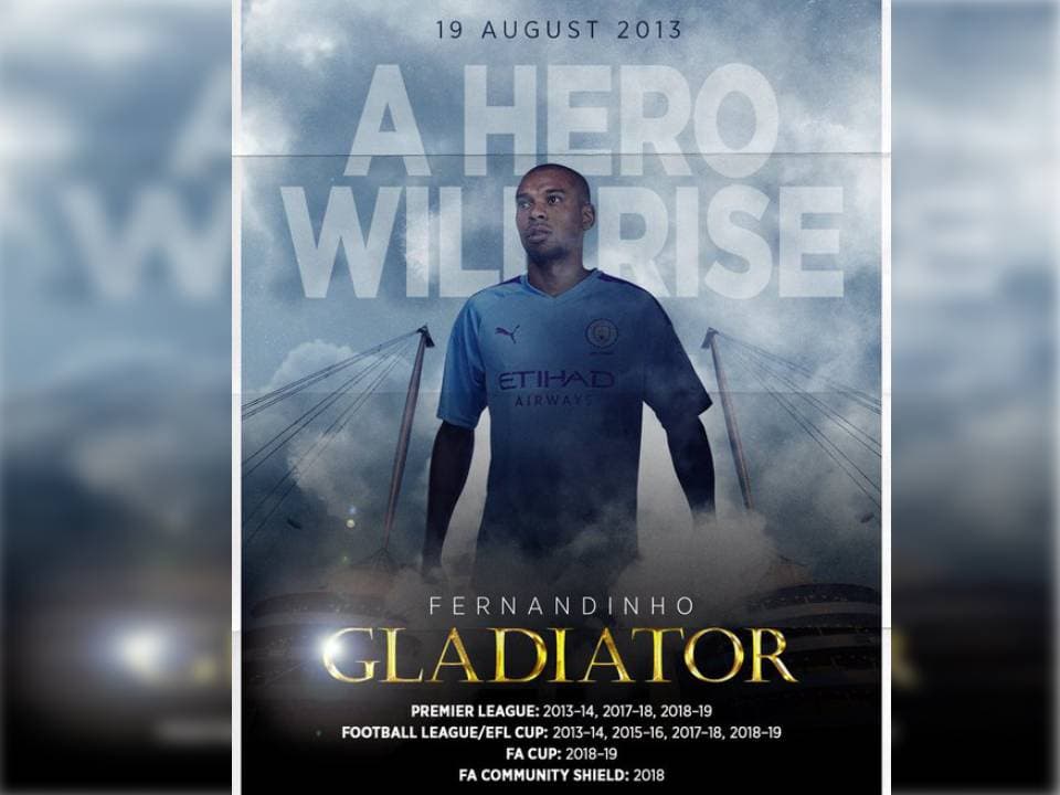 Nadie mejor que Fernandinho para 'Gladiator'