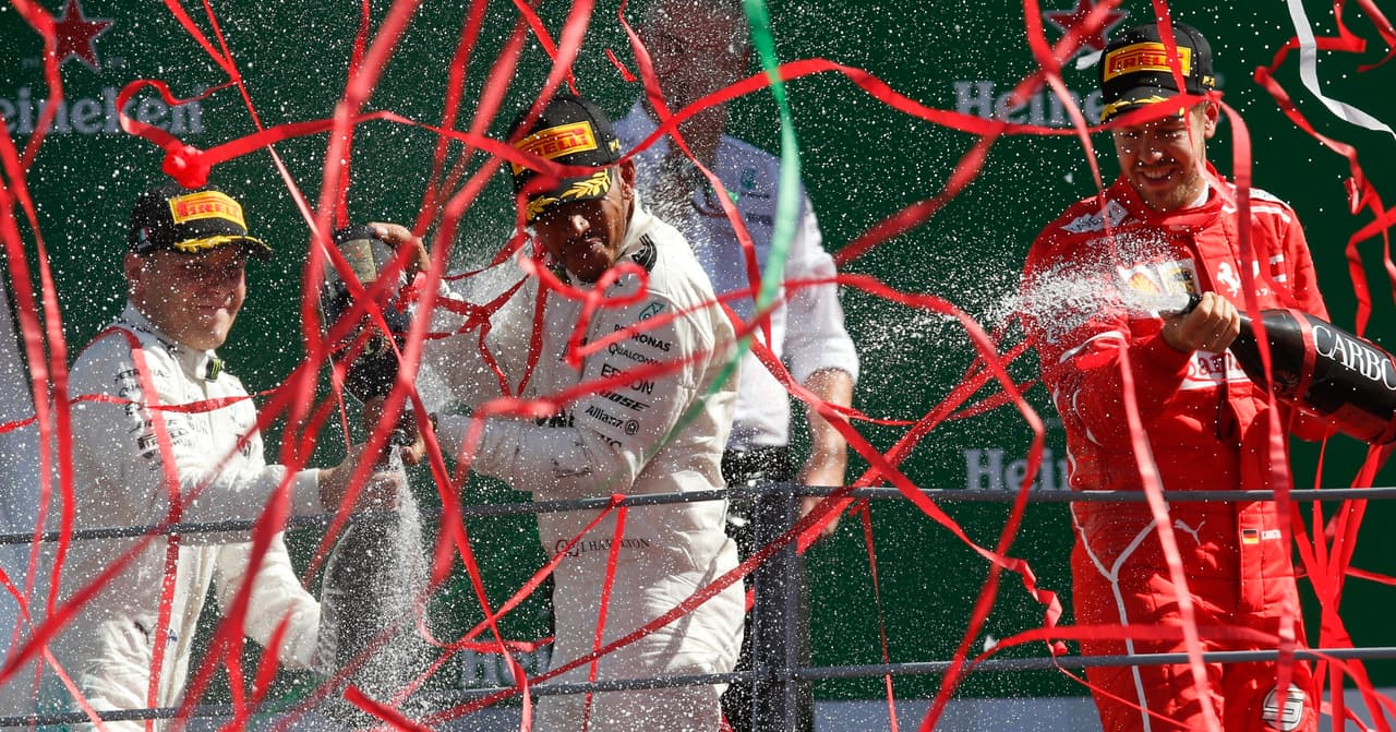 Lewis Hamilton se llevó de punta a punta el Gran Premio de Italia.