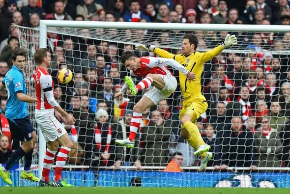 Begovic fue una de las figuras del equipo visitante con sus atajadas aunque de poco le sirvió.