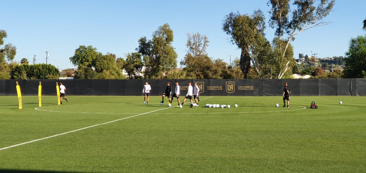 Inter Miami entrenó esta tarde en las instalaciones de LAFC por última vez antes de debutar en la MLS.