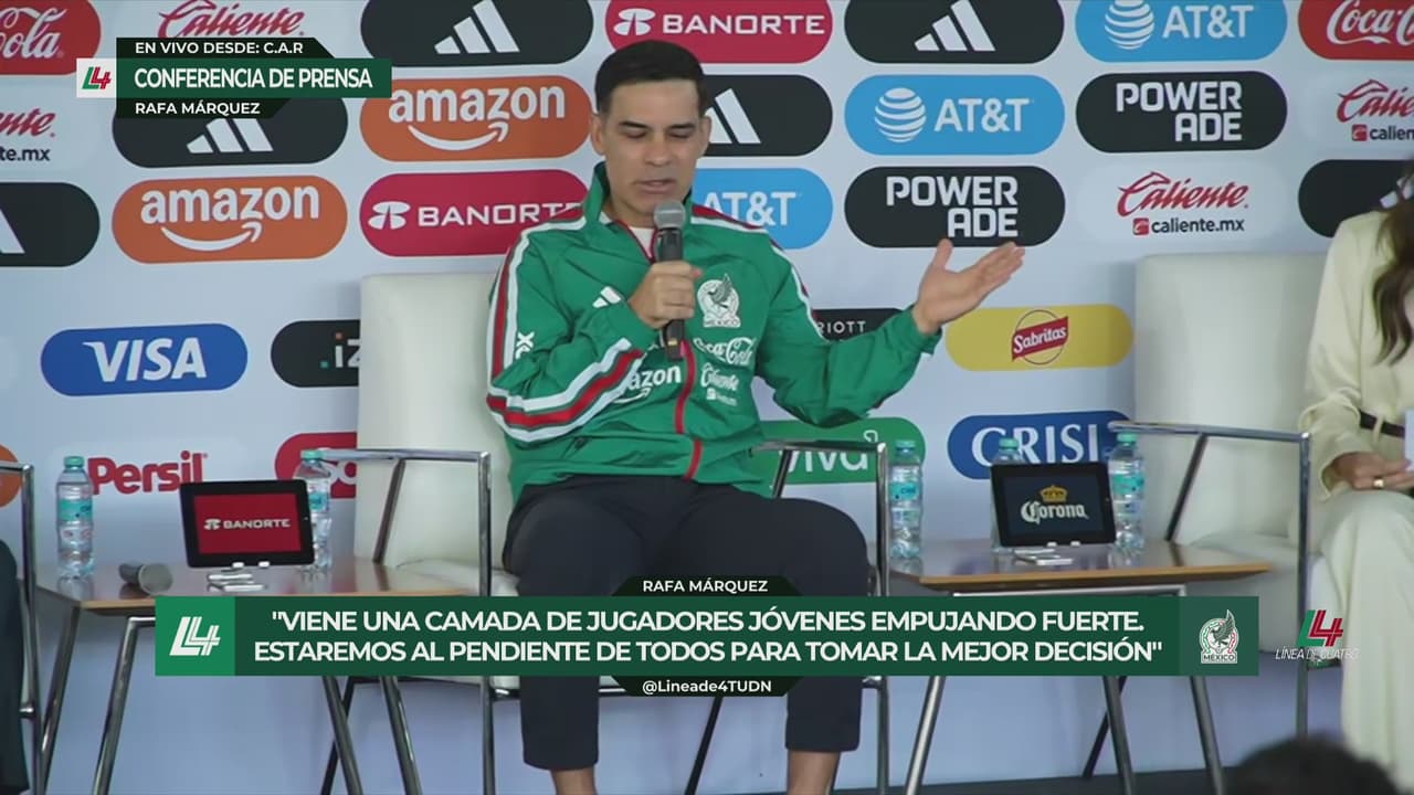 Rafael Márquez elogia al cuerpo técnico que lo acompaña en Selección Mexicana