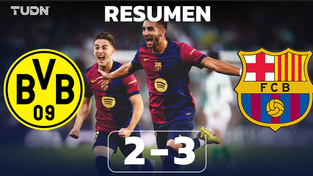 Resumen l Con doblete increíble de Ferran, los culés se imponen al Dortmund