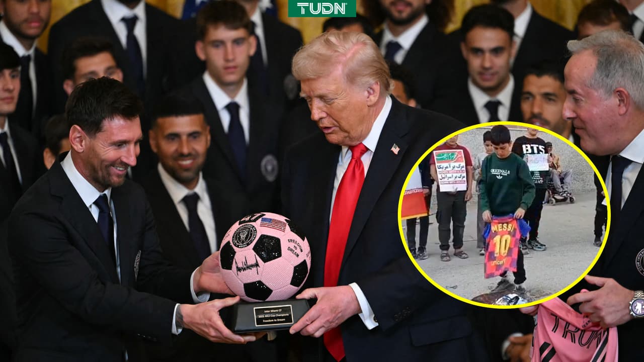 Niños en Irán queman jerseys de Messi