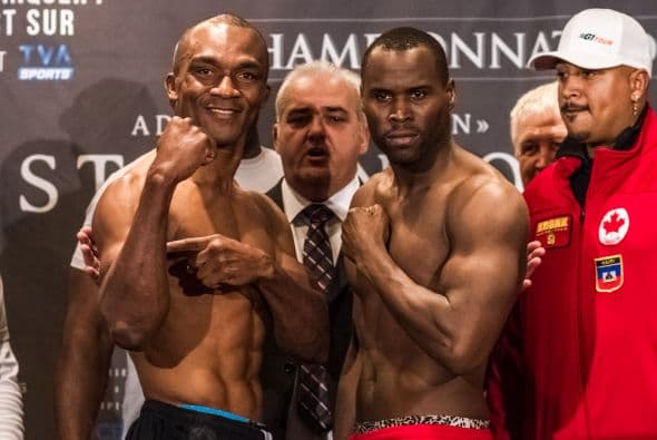 Adonis Stevenson y Sakio Bika en peso para pelea por el título pesado ligero
