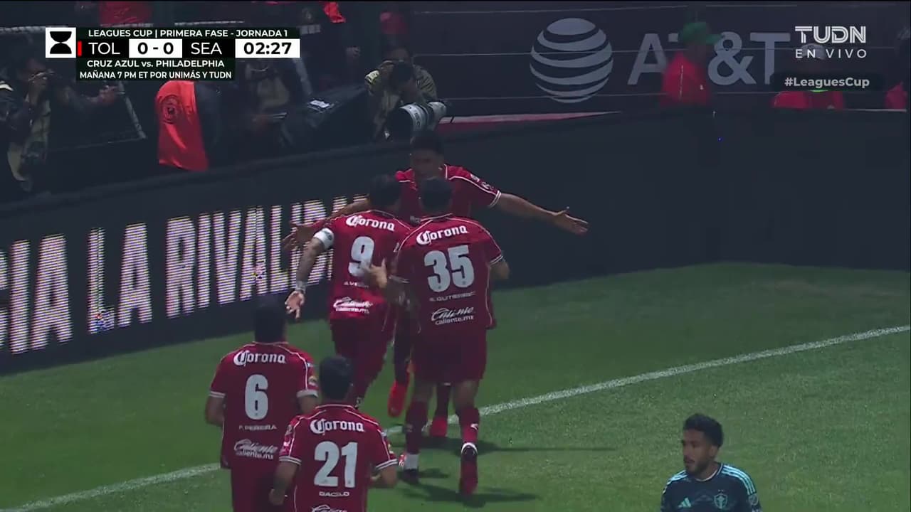 ¡El golazo de Jesús Gallardo al minuto 2 en Leagues Cup!