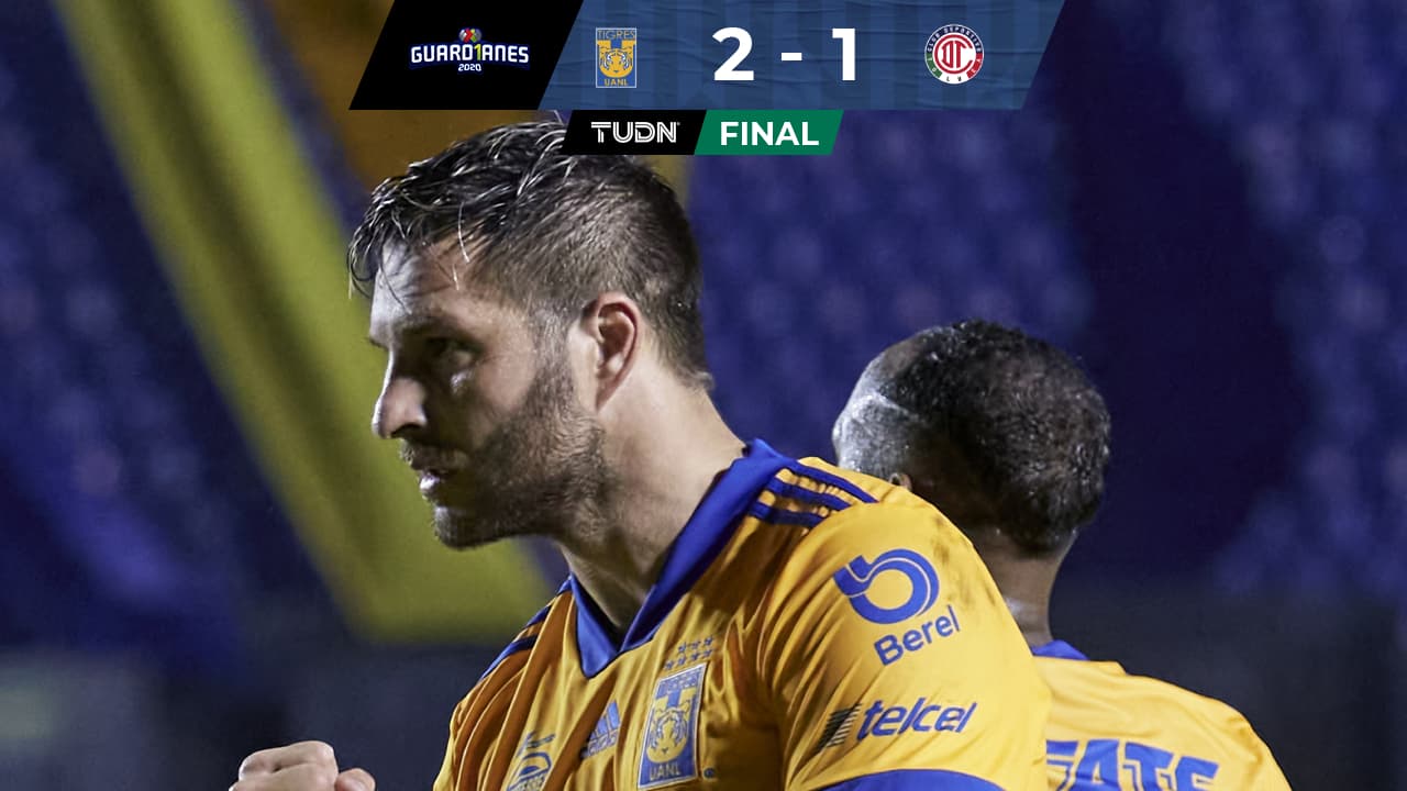 Tigres vence a Toluca en gran noche de Gignac y trágica para Ayala