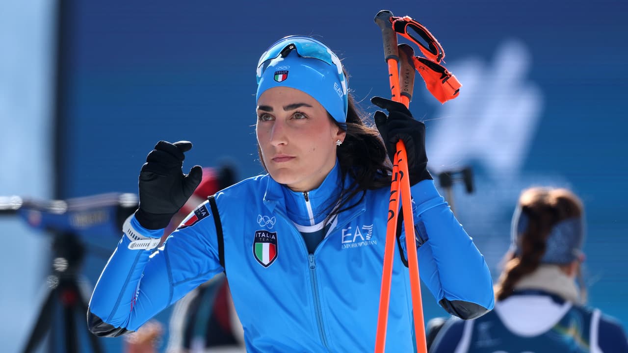 Rebecca Passler, en entrenamiento el pasado lunes.