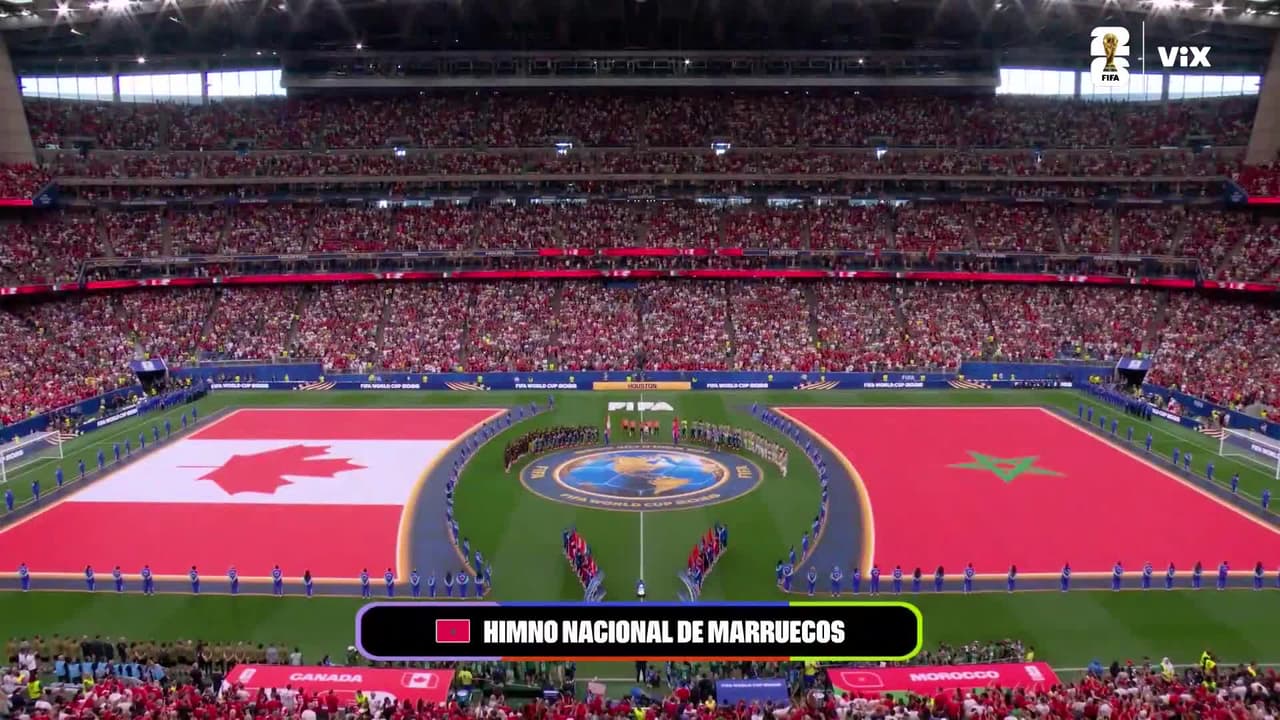 ¡Retumban los himnos nacionales de Canadá y Marruecos en Houston!