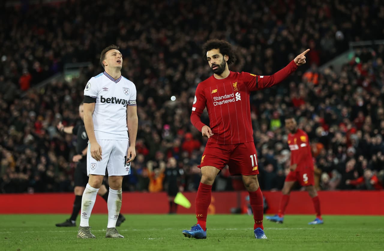 Cuando parecía que se consumaba la sorpresa, Salah empató al 68.