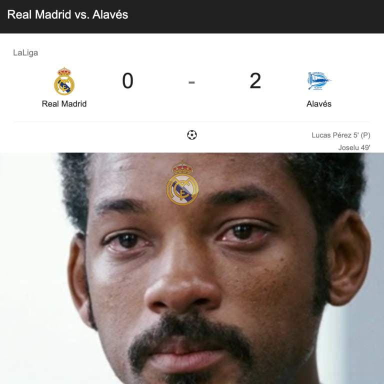 Los merengues no pasan por su mejor momento y las burlas en redes sociales no se hacen esperar.