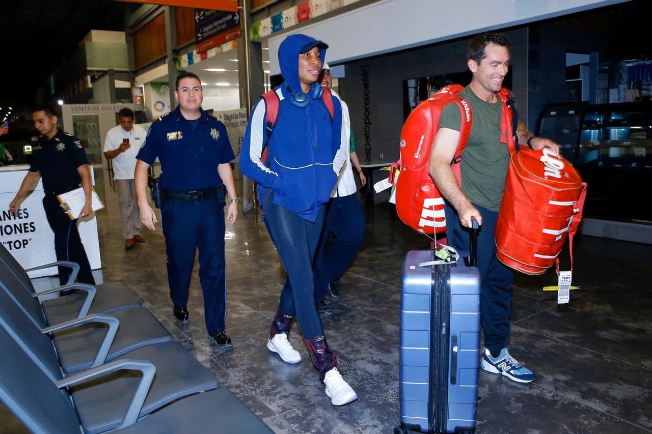 Venus Williams llegó a suelo ‘azteca’ para el Abierto Mexicano