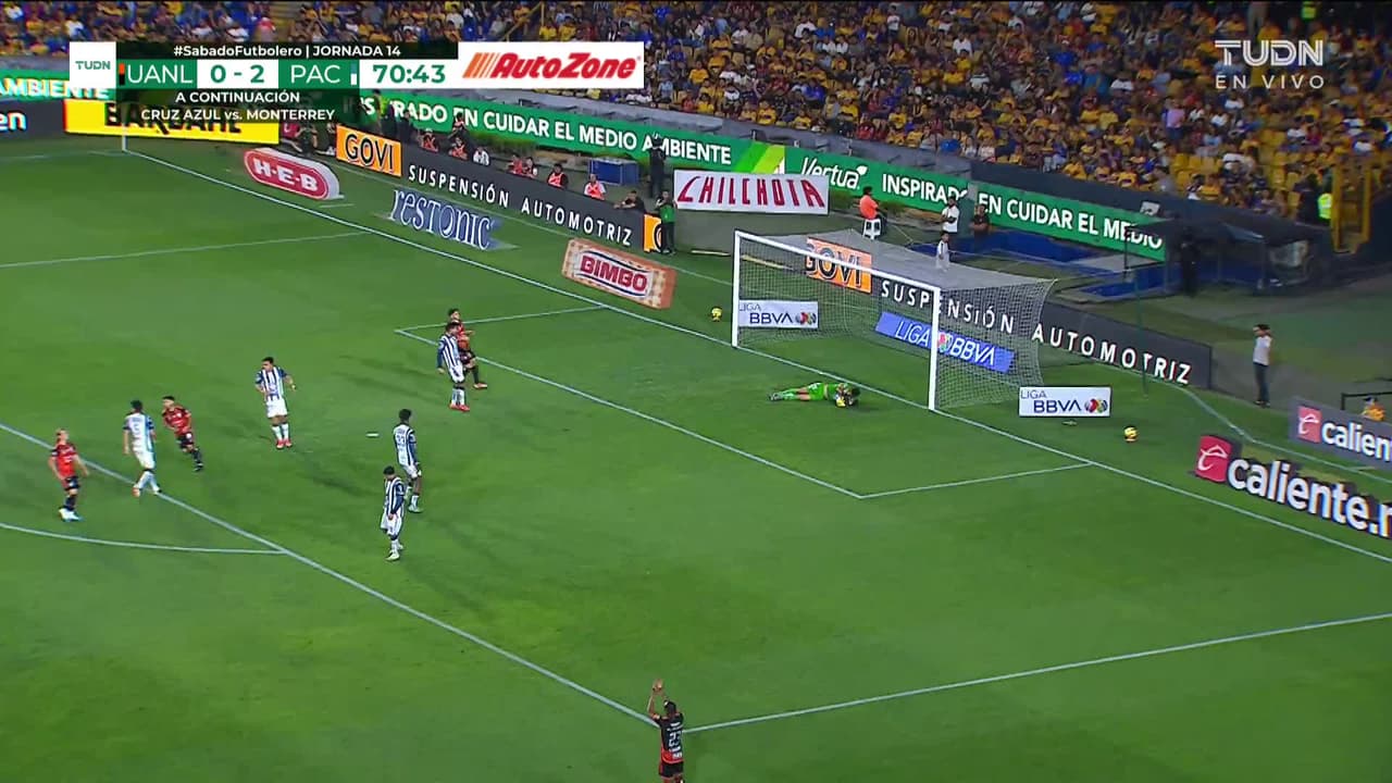 ¡TIRO ATAJADO! disparo por Sebastián Córdova.