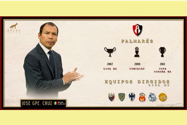 La Directiva del equipo rojinegro anunció a José Guadalupe Cruz como su nuevo DT,