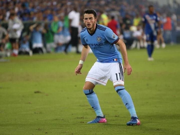 NYCFC ya estrenó su nueva vestimenta en el amistoso frente a Emelec de Ecuador. (Crédito: New York City FC)