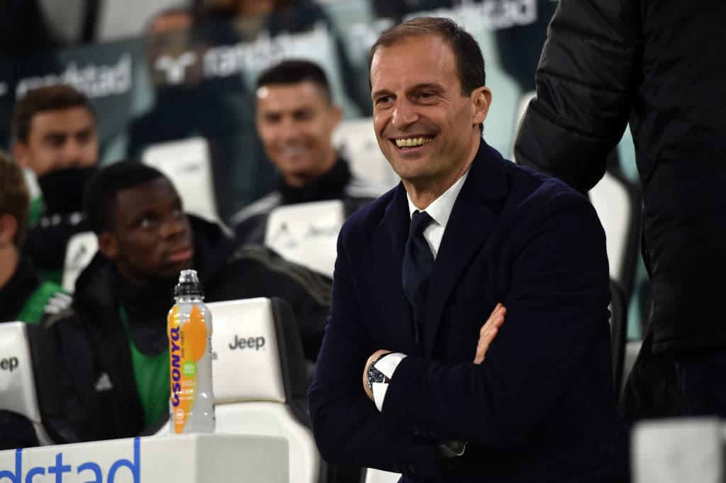 La tranquilidad de Massimiliano Allegri por el triunfo número 24 en su campaña invicta en la Serie A, siendo el único de las ligas europeas en esa condición.