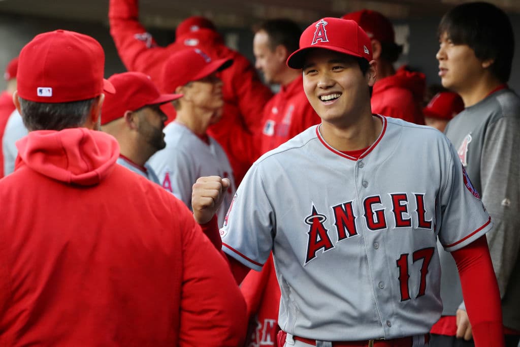 Por momentos, Ohtani hizo el swing con tanta fuerza que el casco que portaba salió volando de su cabeza, para poner en perspectiva su deseo.