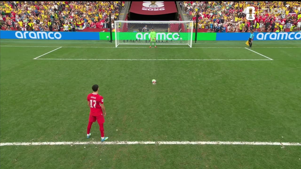¡GOL!  anota para Suiza. Rubén Vargas